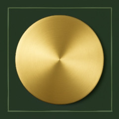 Мишень круглая золотая 50х0.1 мм Зл99.99 ТУ